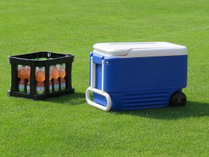 Cooler and sports drink